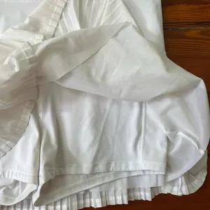 Athleta A-Game Pleated Mesh Skort White Balletcore Pickleball/Tennis/Golf-XL 🧡🎀 thumbnail 8