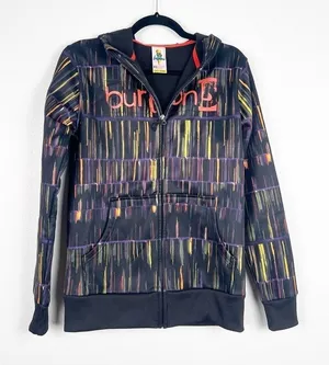 Burton Zip Up Hooded Sweatshirt Sz XS‎ thumbnail 1