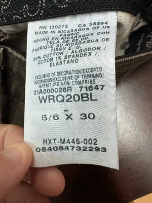 Wrangler Q-Baby Cowboy Cut Ultimate Riding Jeans Size 5/6x30 thumbnail 6