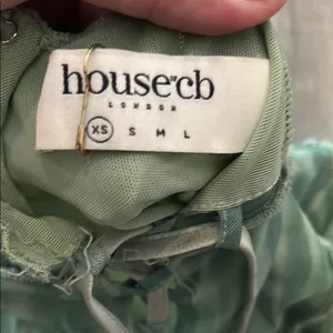 House of CB Green Long Sleeve Bodycon Dress thumbnail 3