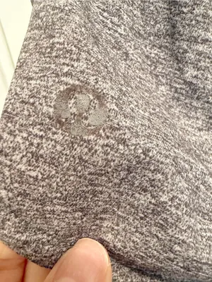 LULULEMON Speed Up Shorts in Heather Lux Grey Black Size 8 Running Workout thumbnail 6