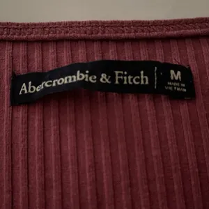 Abercrombie & Fitch Dark Pink A-Line Mini Dress V-Neck Short Sleeve Casual thumbnail 4