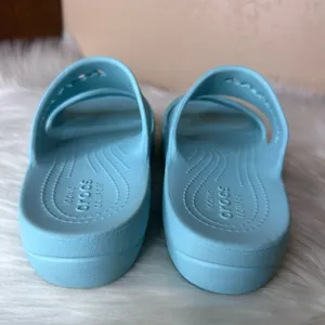 Crocs Baya Platform Slide Iconic Comfort Sandals Comfort Pure Water Size 9 thumbnail 4