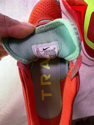 Nike Kids' Red and Neon Green Trail Sneakers thumbnail 11