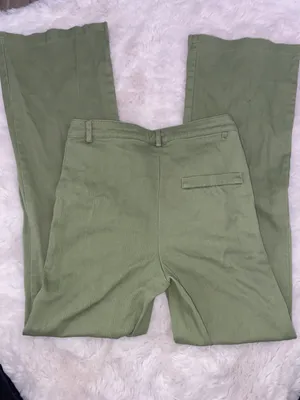 Green Straight Pants thumbnail 2