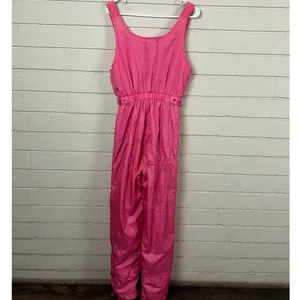 Descente vintage bright pink One-Piece Ski Suit size 26 thumbnail 2