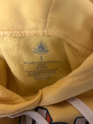 Walt Disney World Hoodie Butter Yellow Disney Parks Retro Graphic Size Small thumbnail 6