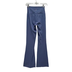 Lululemon Groove Super-High-Rise Flared Pant Womens 4 Blue Nulu 33 Inseam Yoga thumbnail 3