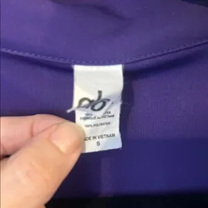 ALO purple quarter zip activewear jacket ladies Small athleisure coach sports thumbnail 3