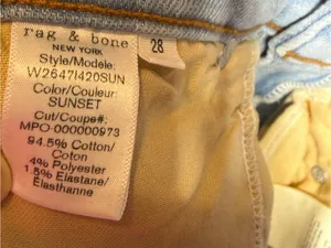 🆕 rag & bone High Rise Ankle Cigarette Jeans size 28, Nina thumbnail 10