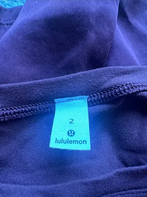 Lululemon maroon oversized short sleeve tshirt size 2 thumbnail 2