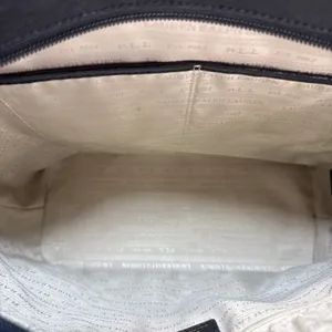 Ralph Lauren Newbury Modern Pocket Tote Shoulder Bag‎ Black Textured Leather thumbnail 10