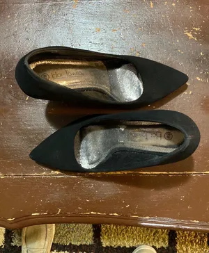 Suede Black Heels  thumbnail 4