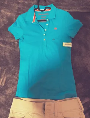 Aeropostale Brand New Teal Polo Shirt (With Tags) 🩵 thumbnail 1
