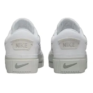 Nike Court Legacy Lift White Silver Sneakers Women 11 Men 9.5 NIB HQ2307-100 thumbnail 3