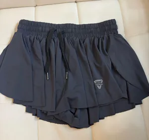 black athletic skirt thumbnail 1