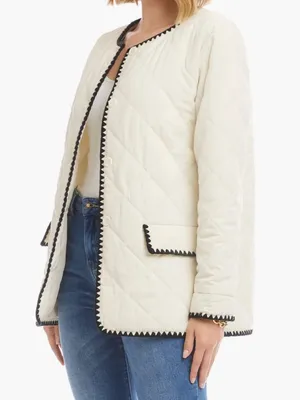 Karen Kane Edge Stitch Quilted Jacket thumbnail 5
