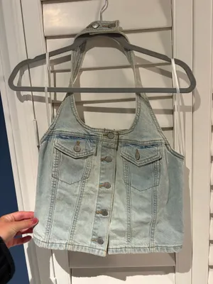 Denim Top Blue thumbnail 1