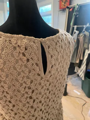Kori lace Sleeveless Shift Dress in Taupe thumbnail 4