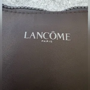 NWOT Lancôme crescent nylon mini shoulder bag black thumbnail 2