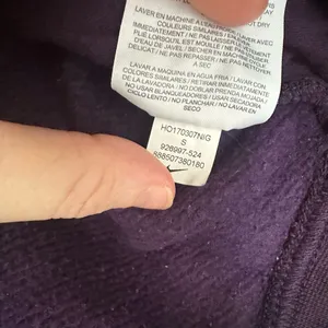 Nike Women’s Small Purple Cowl Neck Logo Sweatshirt thumbnail 4