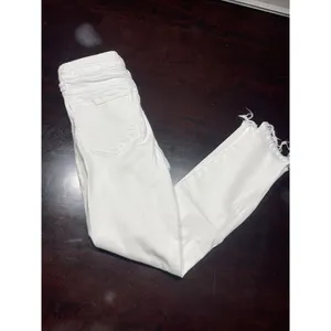 Vervet White Distressed Jeans‎ Frayed Hem Casual Denim Pants Size 25 T-3 thumbnail 5