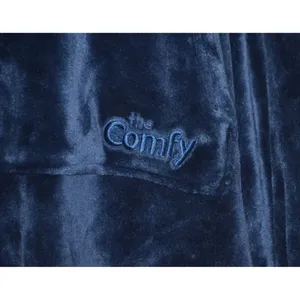 The Comfy Original Quarter-Zip Wearable Blanket Navy Blue One Size SO Soft Cozy thumbnail 4