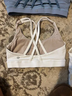 Lululemon Energy Sports Bra 6 White thumbnail 2