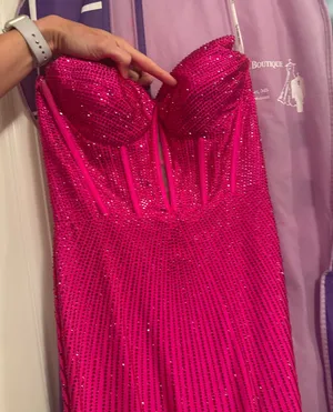 Prom dress Pink Size 0 thumbnail 2