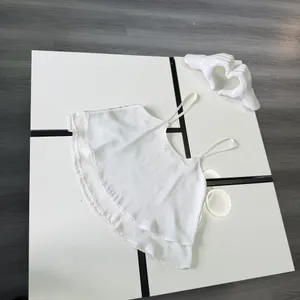 ✨ Charlotte Russe Sequin Cami Top Geometric Beaded Crop Tank White XS ✨💋💋 thumbnail 8
