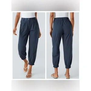 NWT Halara Casual Cotton Joggers with pockets Moonlit Ocean Blue size M thumbnail 2