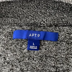 Apt 9 Gray V Neck Knit Sweater thumbnail 6