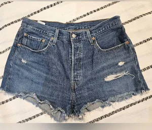 Levi’s 501 Denim Distressed Shorts thumbnail 1