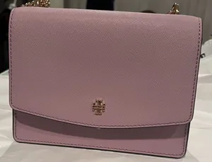 Tory Burch Emerson mini Bag Dusty Violet Leather thumbnail 4