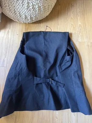 Zara Black Sleeveless Tailored Button Vest thumbnail 3