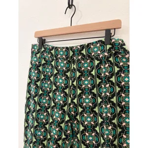 Anthropologie Maeve Size Large Flared Pants Sabine Knit Kick Flare Retro Funky thumbnail 9