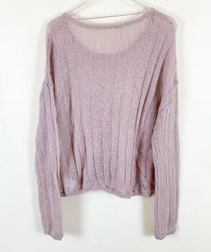 Free People Angel Pointelle Knit Sweater thumbnail 3