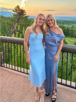 Amazon Light Blue Midi Dress thumbnail 2