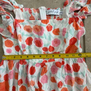 Petal & Pup ruffled midi summer dress size 6 thumbnail 3