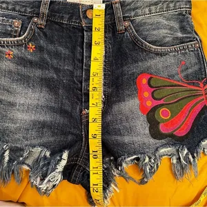 Free People Denim Butterfly Shorts Size 26‎ thumbnail 13