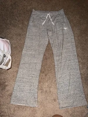 PINK Victoria's Secret Sweatpants Grey Small thumbnail 1