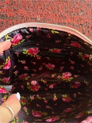 Betsey Johnson French bulldog wristlet zipper pouch thumbnail 5