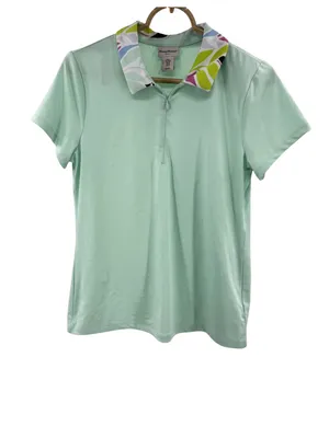 Tommy Bahama Golf Mint Green Short Sleeve Top & matching skirt set M activewear thumbnail 2