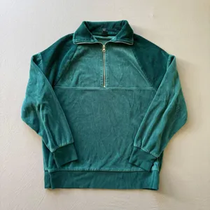 Wild Fable Velour Quarter Zip Sweatshirt thumbnail 3