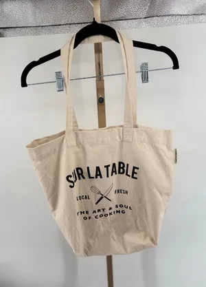 Sur La Table Local Fresh The Art & Soul of Cooking Graphic Print Canvas Tote Bag thumbnail 1