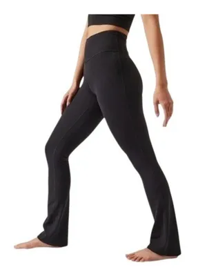 Athleta Transcend Slim Pant XXS Black High Rise Yoga Flare Leggings Active 807 thumbnail 1