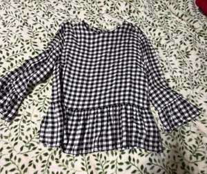 Mud Pie gingham shirt thumbnail 1