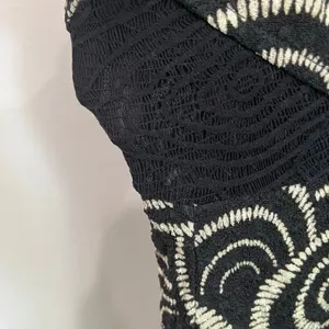 Free‎ People Lower East Side Black Lace Mini Dress Romantic Boho Sz S thumbnail 4