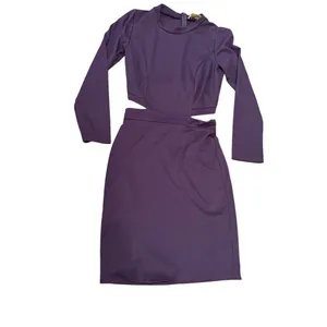 Amanda‎ Uprichard Purple Minka Dress women’s size S thumbnail 5