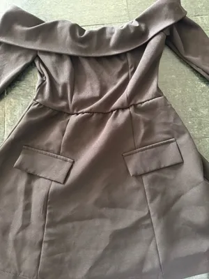 Off Shoulder Long Sleeve Black Dress Size XS thumbnail 4